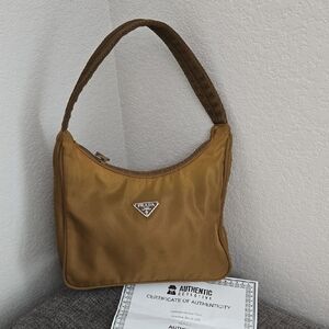 Prada Tessuto Nylon Sport Shoulder Bag Corinto